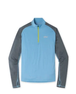 STIO Men's Basis Power Wool™ Zip Neck